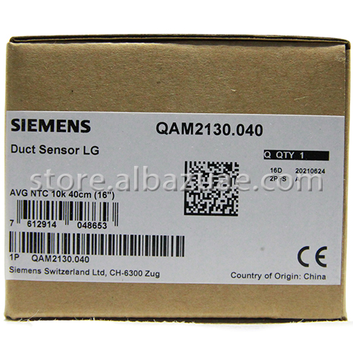 QAM2130.040 Duct Temp Sensor 400 mm, NTC 10k
