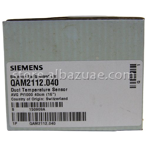 QAM2112.040 Duct Temp Sensor 400 mm, Pt1000