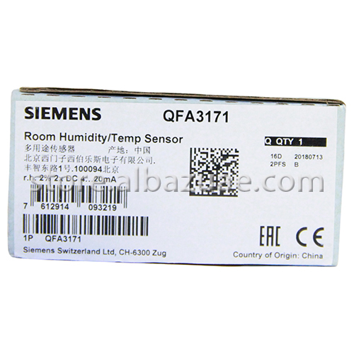 QFA3171 Room Sensor Humidity/Temp (4...20mA)