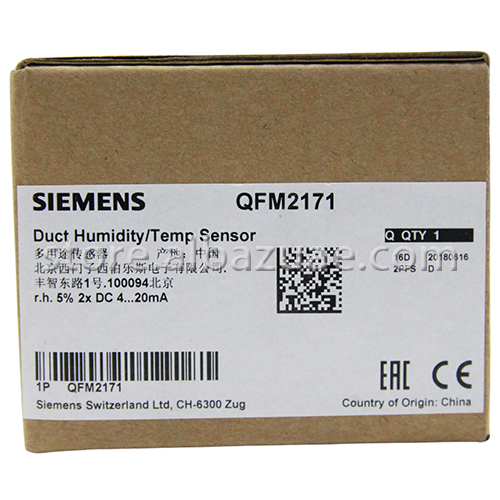 QFM2171 Duct Sensor Humidity &amp; Temperature (DC 4...20 mA) 