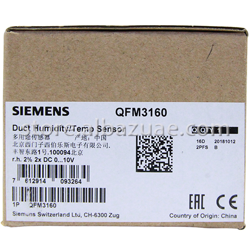 QFM3160 Duct Sensor Humidity &amp; Temperature (DC 0...10 V)