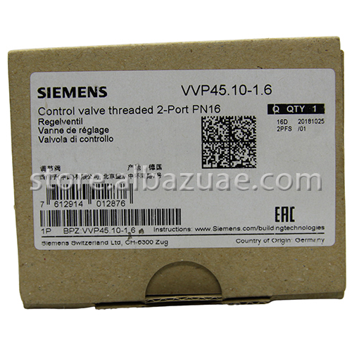 VVP45.10-1.6 2-Port Seat Valve, External Thread, Pn16, Dn10
